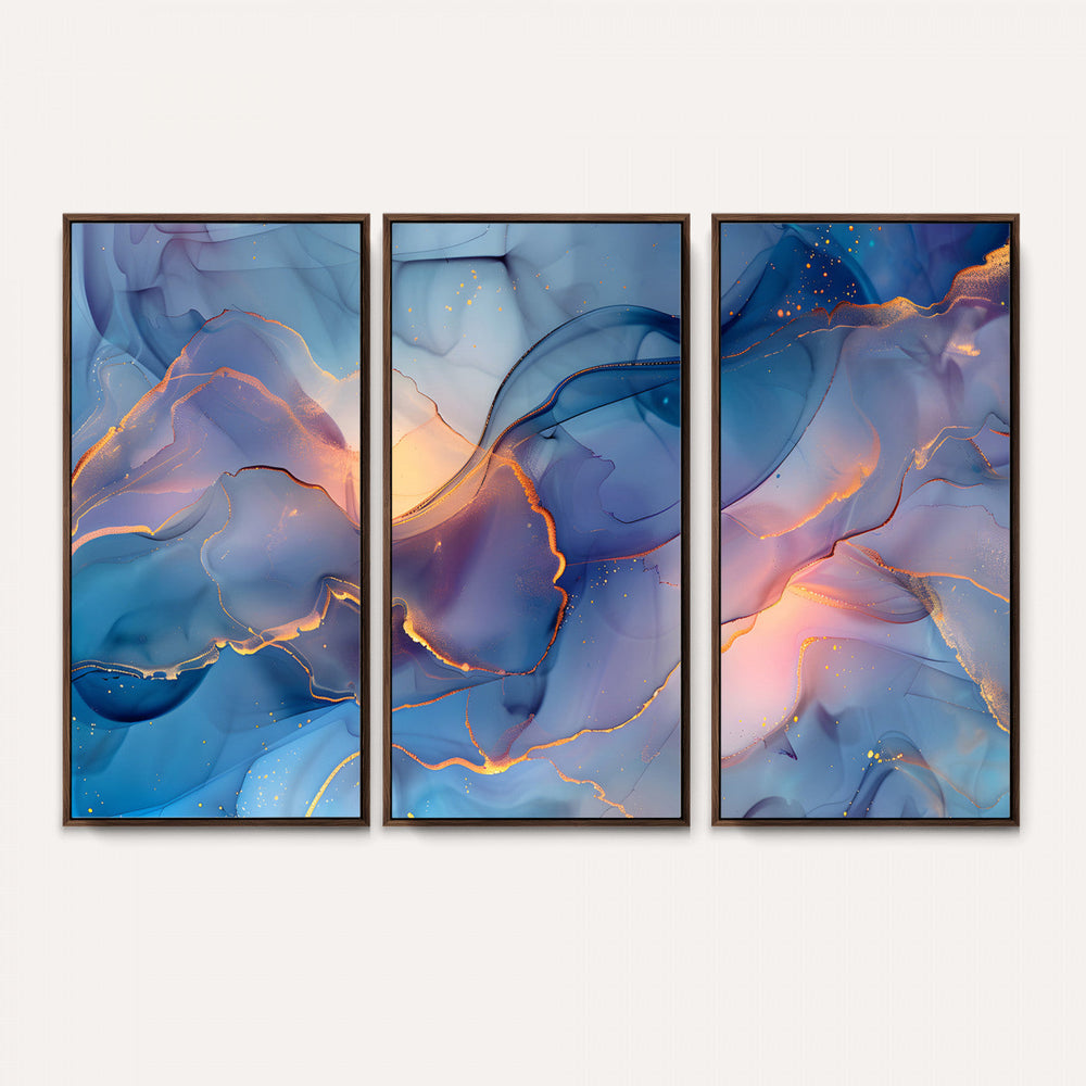 Colorful Abstract Canvas Wall Art Print, Vibrant Popup Color Art Print