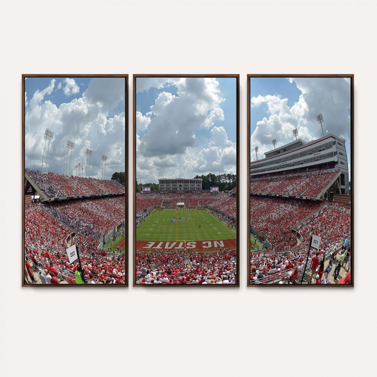 NC State Wolfpack Football Team Print Canvas- Raleigh
