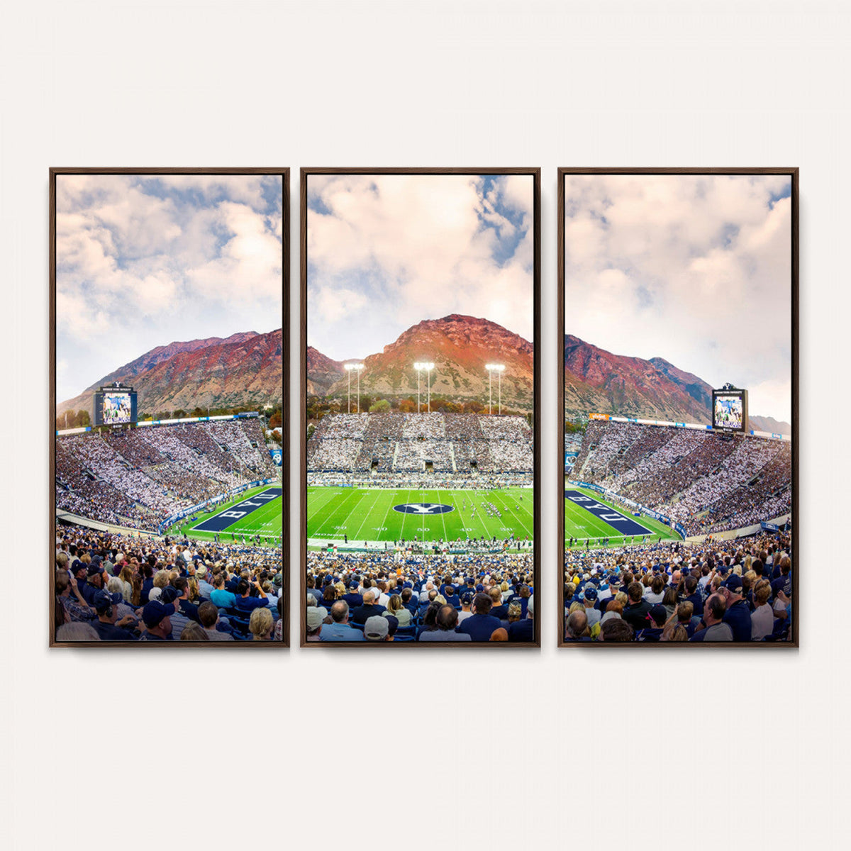 Brigham Young University Cougars Football Team Print - Provo