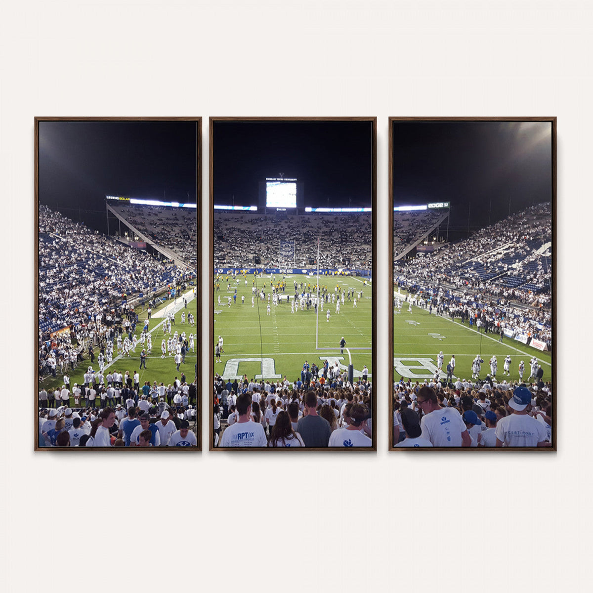 Brigham Young University Cougars Football Print Canvas -