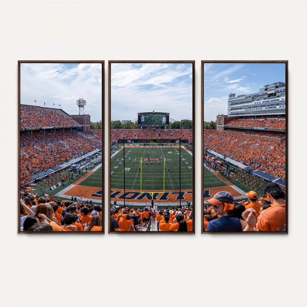 University of Illinois Fighting Illini Football Team Print