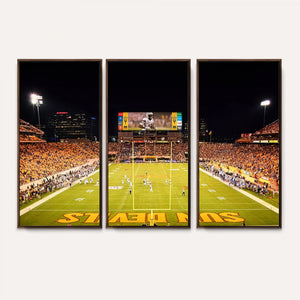 ASU Sun Devils Football Team Print - Phoenix Mountain