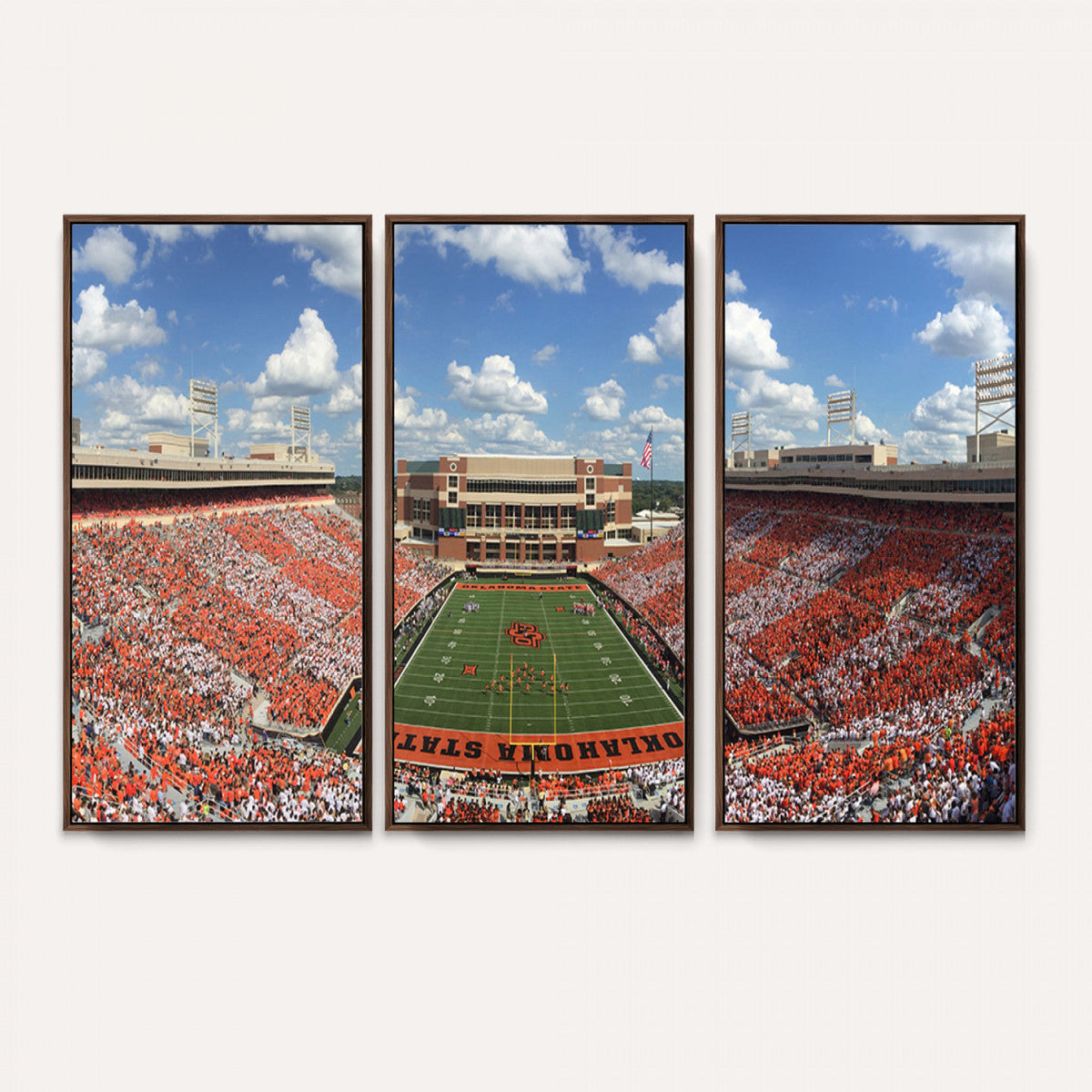 Oklahoma State Cowboys Football Team Print - Stillwater