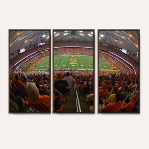 Syracuse University Orange Football Canvas Print, Football