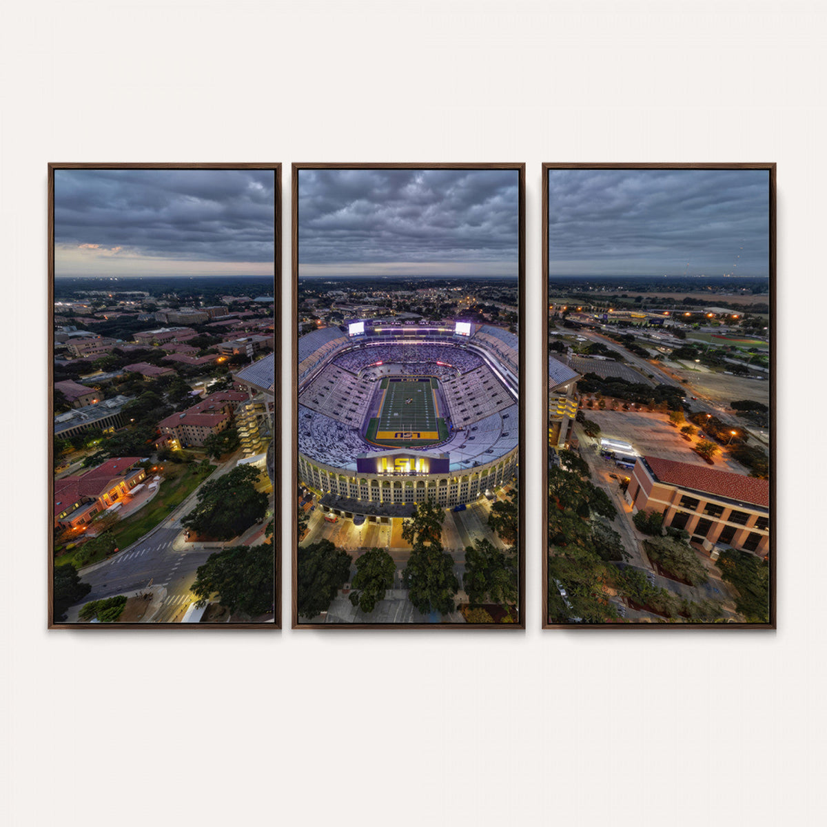 The Louisiana State University Tigers Football Team Print -