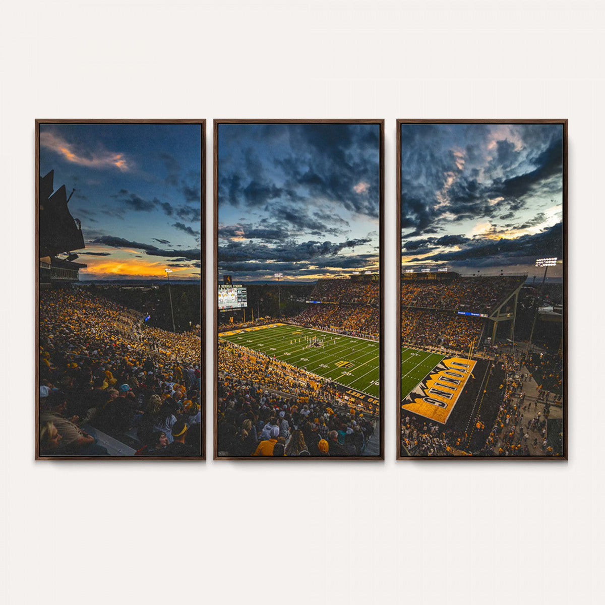 University of Wyoming Cowboys Football Team Print - Laramie