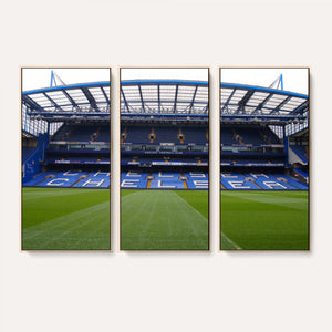 Chelsea FC Soccer Team Print - Stamford Bridge Stadium Wall
