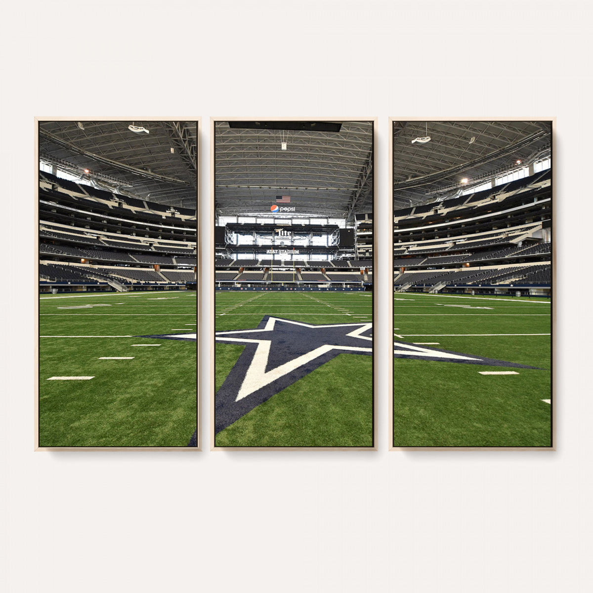 Dallas Cowboys Football Team Print - Arlington AT&T Stadium
