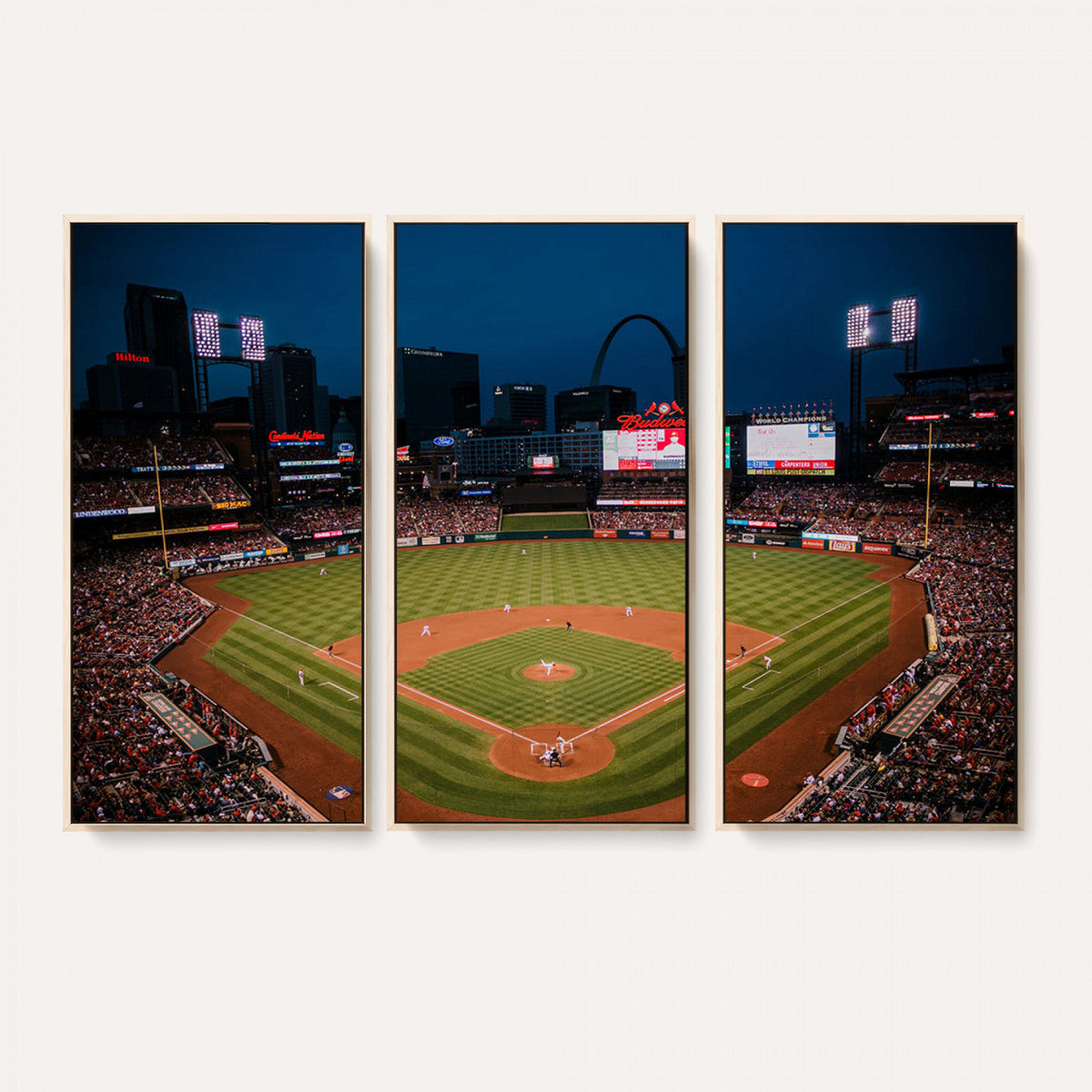 St. Louis Cardinals Baseball Team Print - Busch Stadium Wall