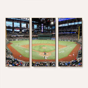 Texas Rangers Baseball Team Print - Arlington Globe Life