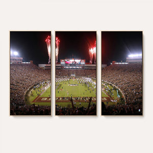 Framed Florida State Seminoles Football Team Print -