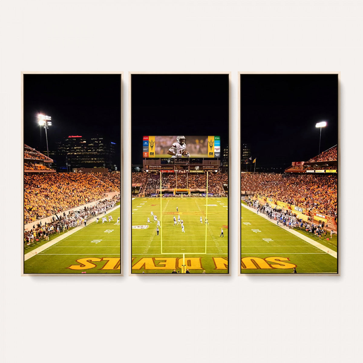 ASU Sun Devils Football Team Print - Phoenix Mountain
