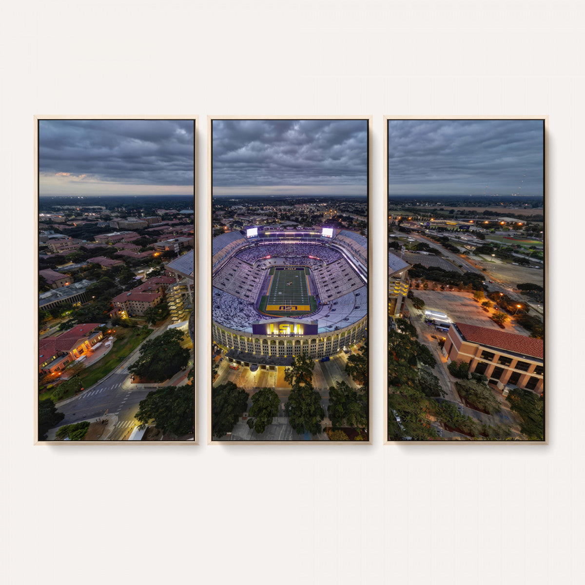 The Louisiana State University Tigers Football Team Print -