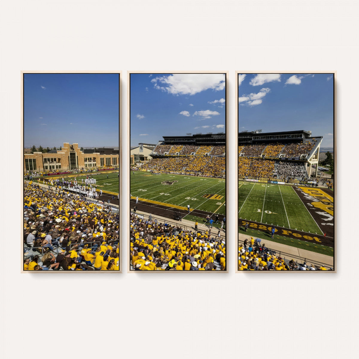 University of Wyoming Cowboys Football Team Print - Laramie