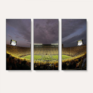 Michigan Wolverines Print - Michigan Stadium Wall Art Canvas
