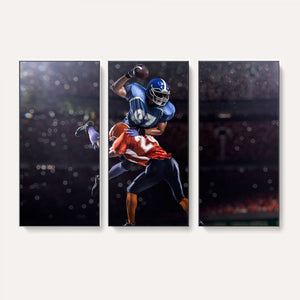American Football Wall Art Canvas Print, Stadium Sport Wall