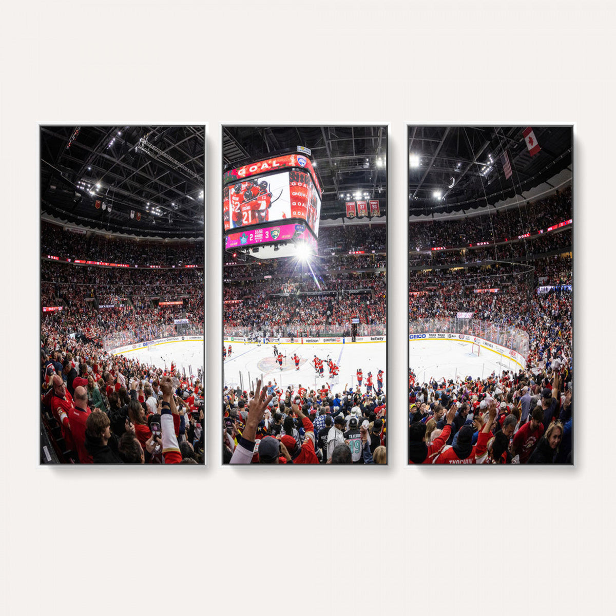 Amerant Bank Arena Wall Art Canvas Print - Basketball Arena
