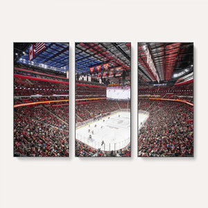 Barton Malow Little Caesars Arena Detroit Wall Art Canvas