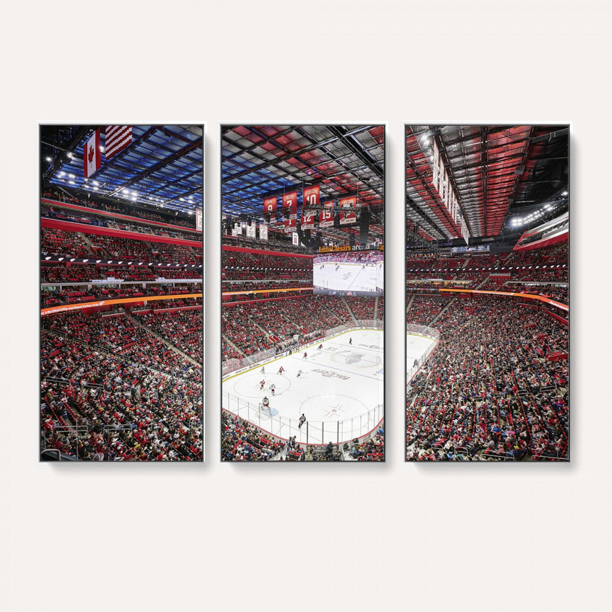 Barton Malow Little Caesars Arena Detroit Wall Art Canvas