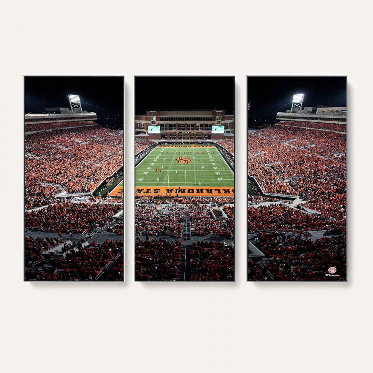 Oklahoma State Cowboys Canvas Print, Football Team Print -