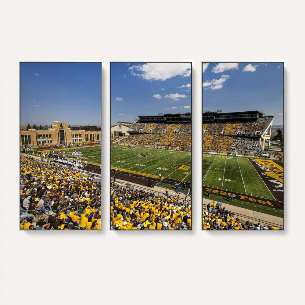 University of Wyoming Cowboys Football Team Print - Laramie