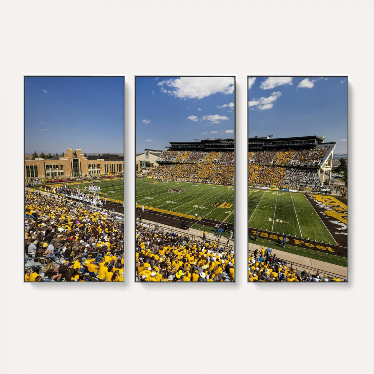 University of Wyoming Cowboys Football Team Print - Laramie