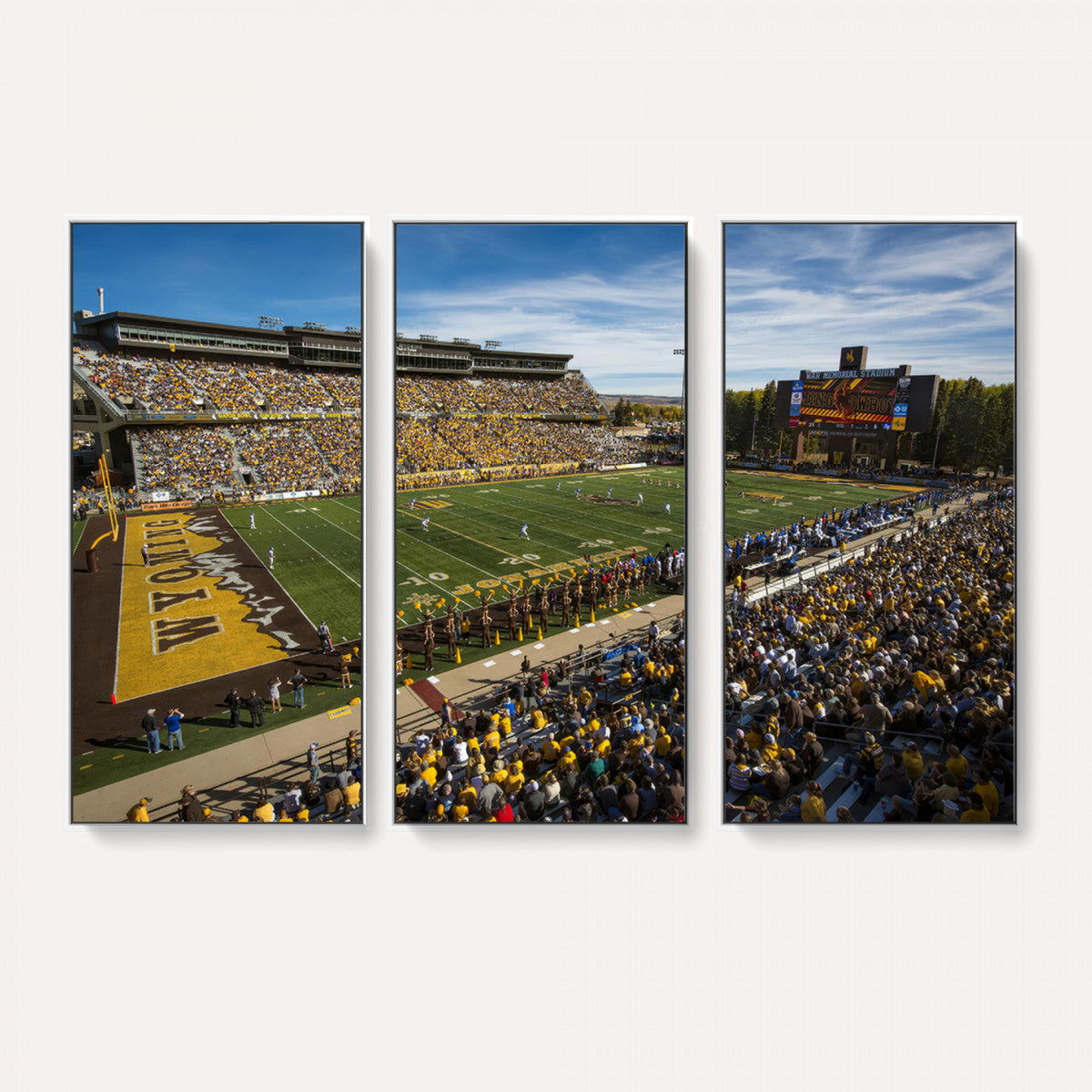 University of Wyoming Cowboys Football Team Print - Laramie