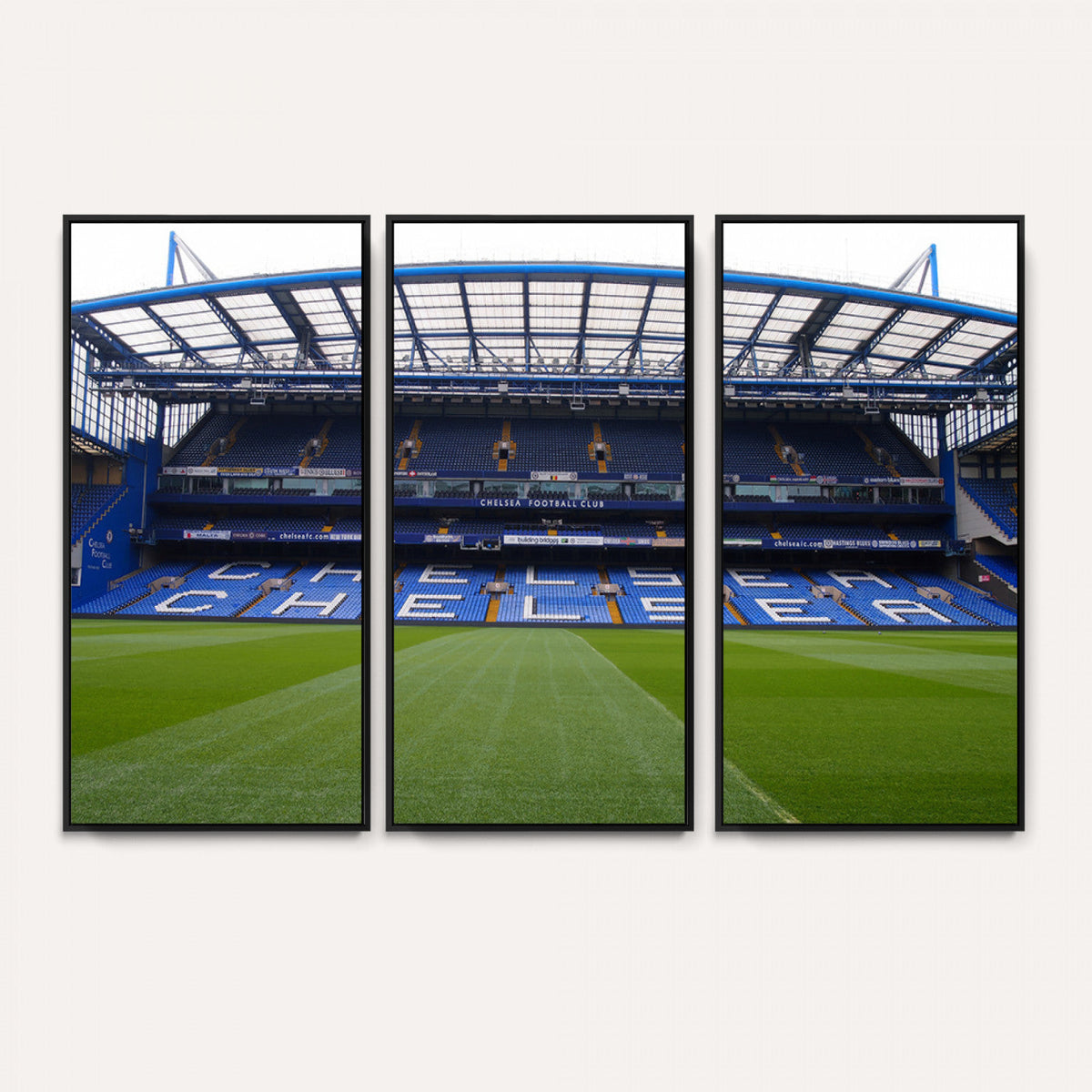 Chelsea FC Soccer Team Print - Stamford Bridge Stadium Wall