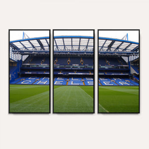 Chelsea FC Soccer Team Print - Stamford Bridge Stadium Wall
