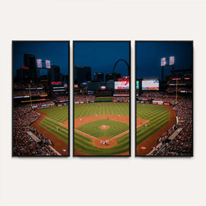 St. Louis Cardinals Baseball Team Print - Busch Stadium Wall