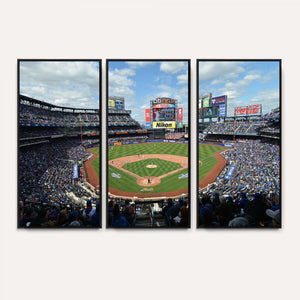 New York Mets Baseball Team Print - Citi Field Stadium Wall