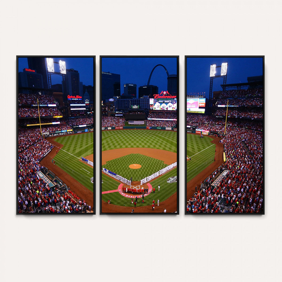 St. Louis Cardinals Baseball Team Print - Busch Stadium Wall