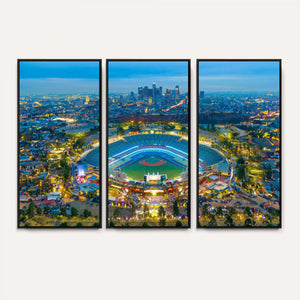Los Angeles Dodgers Wall Art Canvas, Dodger Stadium Wall Art