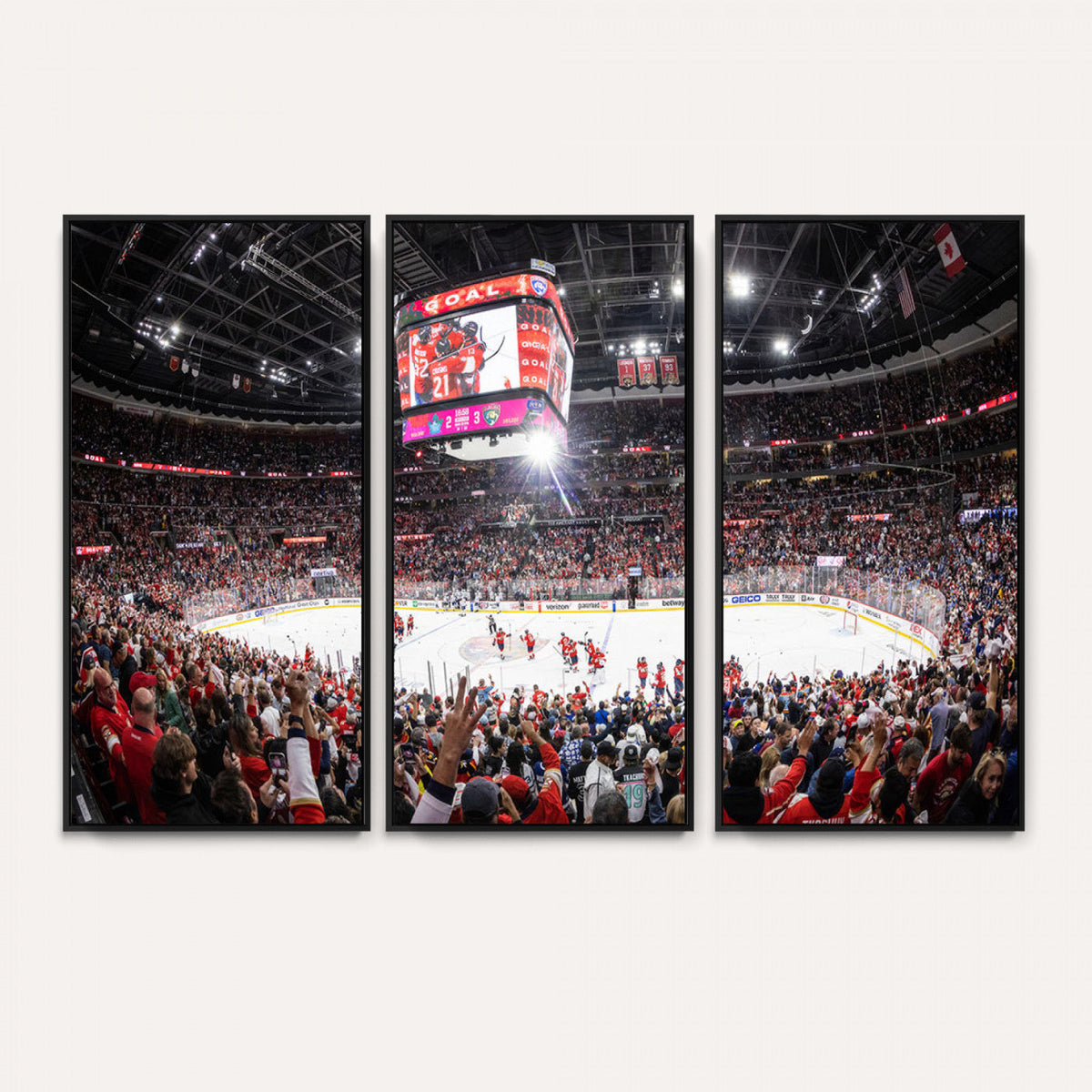 Amerant Bank Arena Wall Art Canvas Print - Basketball Arena