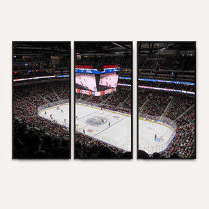 Rogers Place Edmonton Oilers Ice Hockey Stadium Wall Art,