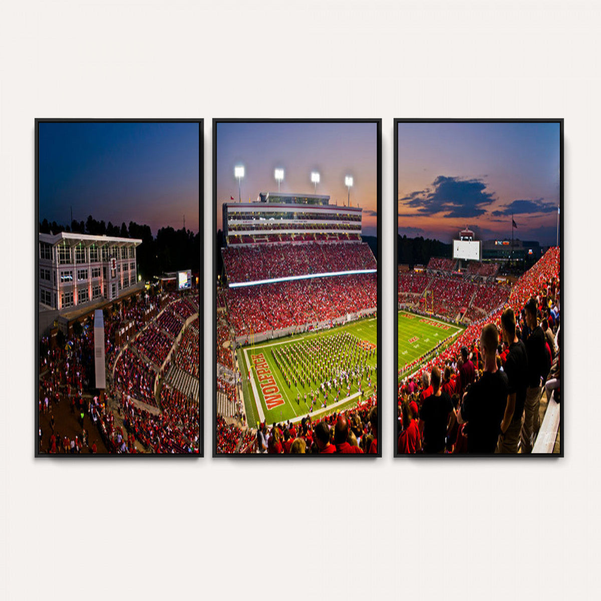 NC State Wolfpack Football Team Print - Raleigh