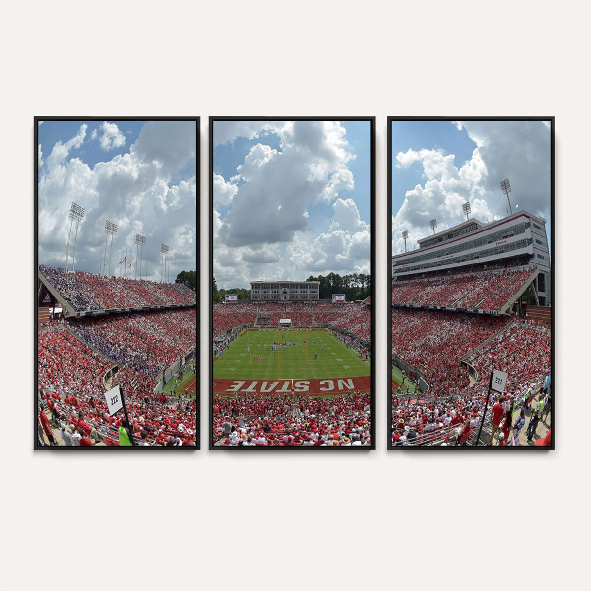 NC State Wolfpack Football Team Print Canvas- Raleigh