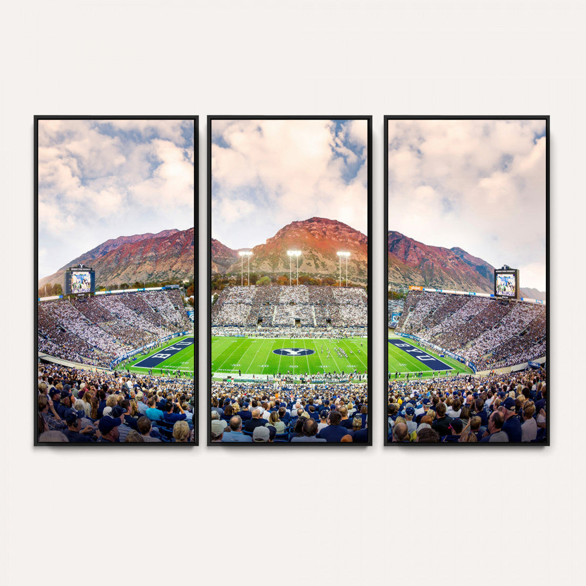 Brigham Young University Cougars Football Team Print - Provo