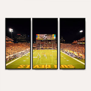 ASU Sun Devils Football Team Print - Phoenix Mountain