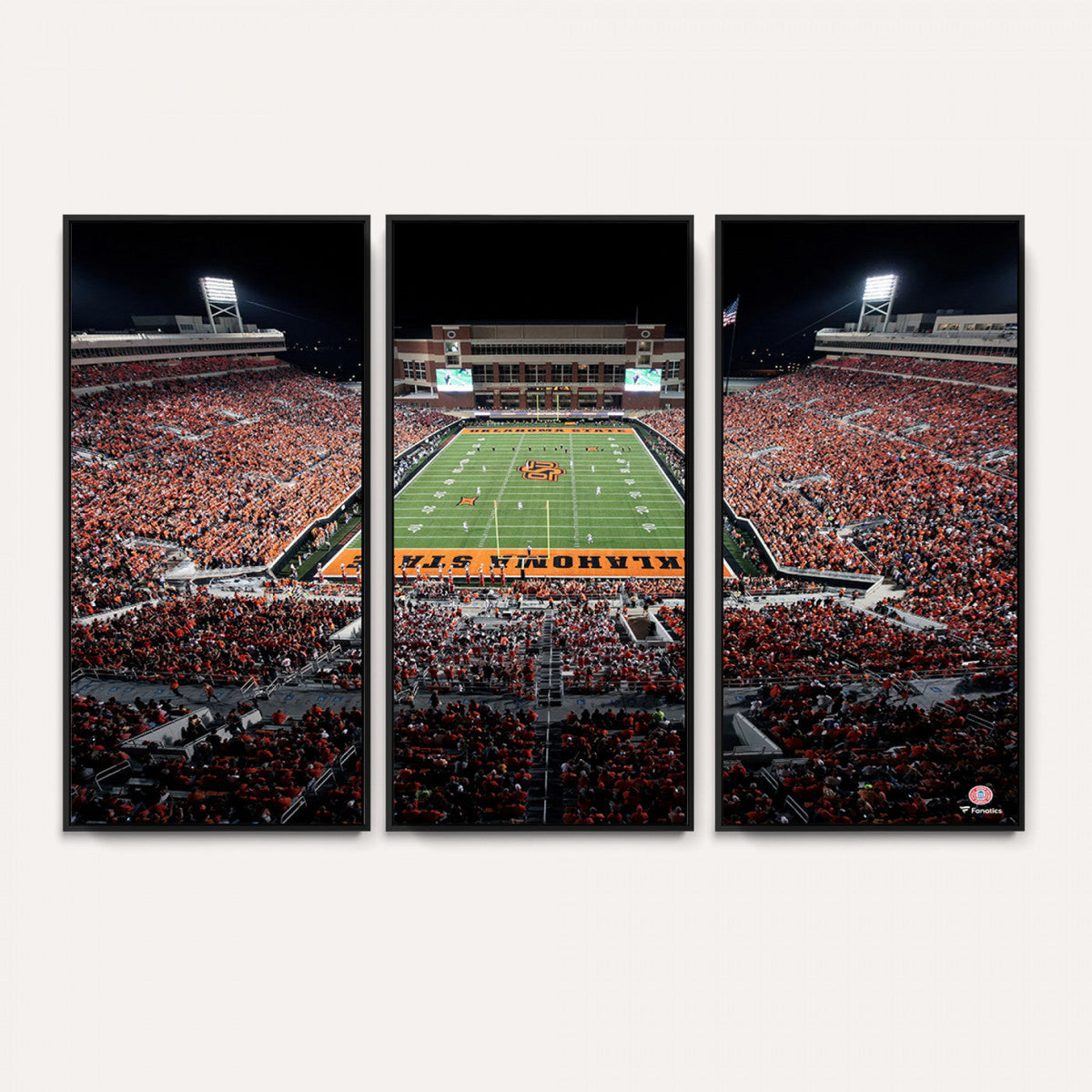 Oklahoma State Cowboys Canvas Print, Football Team Print -