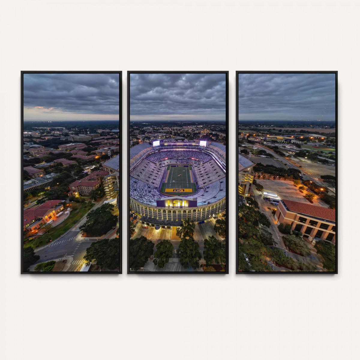 The Louisiana State University Tigers Football Team Print -