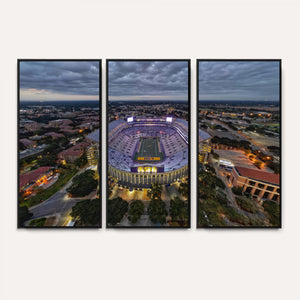 The Louisiana State University Tigers Football Team Print -