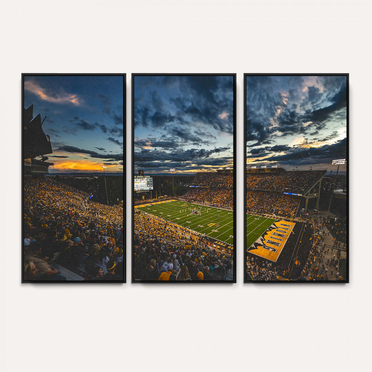 University of Wyoming Cowboys Football Team Print - Laramie