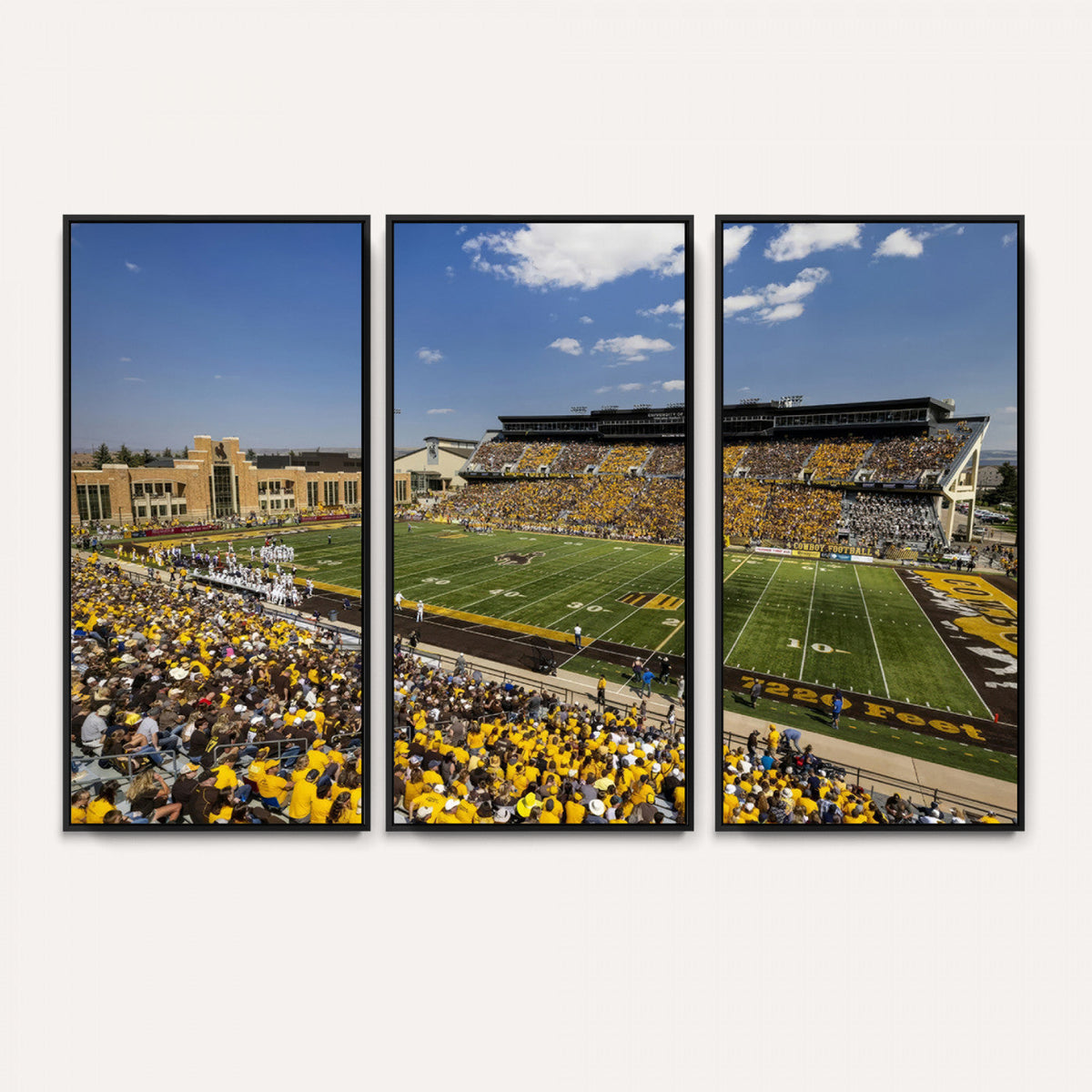 University of Wyoming Cowboys Football Team Print - Laramie
