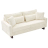 Modern Loveseat Sofa With 4 Pillows