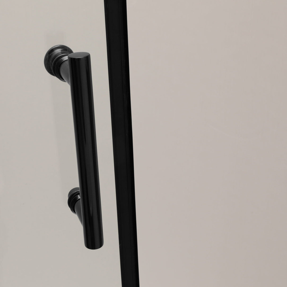Single Sliding Bypass Shower Door Enclosure With Tempered Glass
