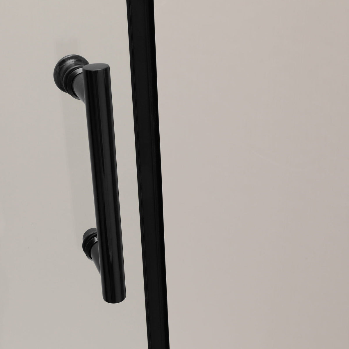 Single Sliding Bypass Shower Door Enclosure With Tempered Glass