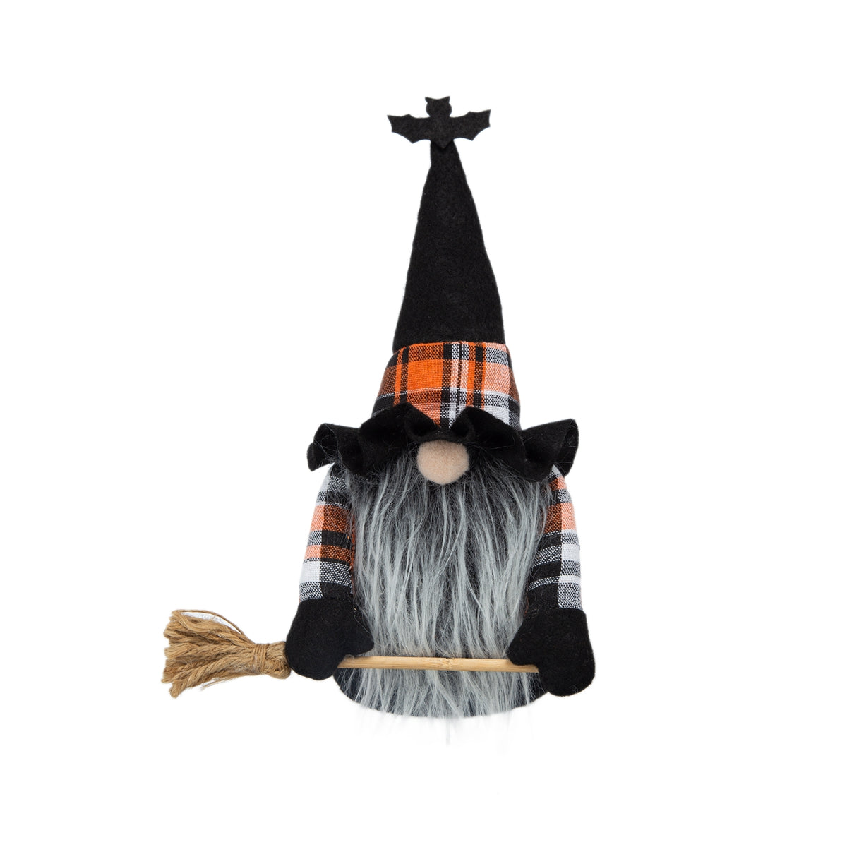 Set of 2, 10.6"H Halloween Gnome Decor