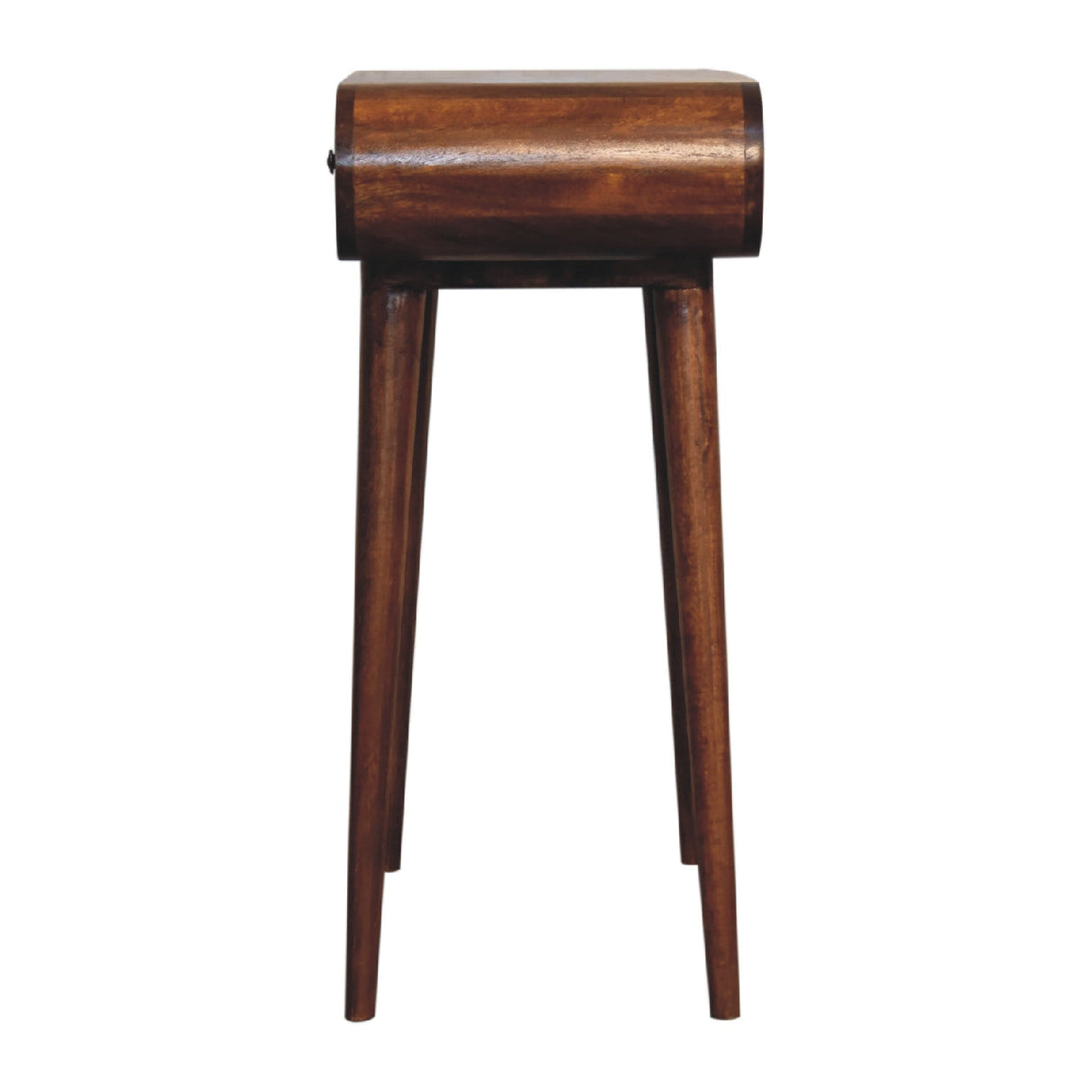 Solid Wood Mini Round Chestnut Fold Vanity