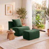 Soft Teddy Fabric Boneless Sofa